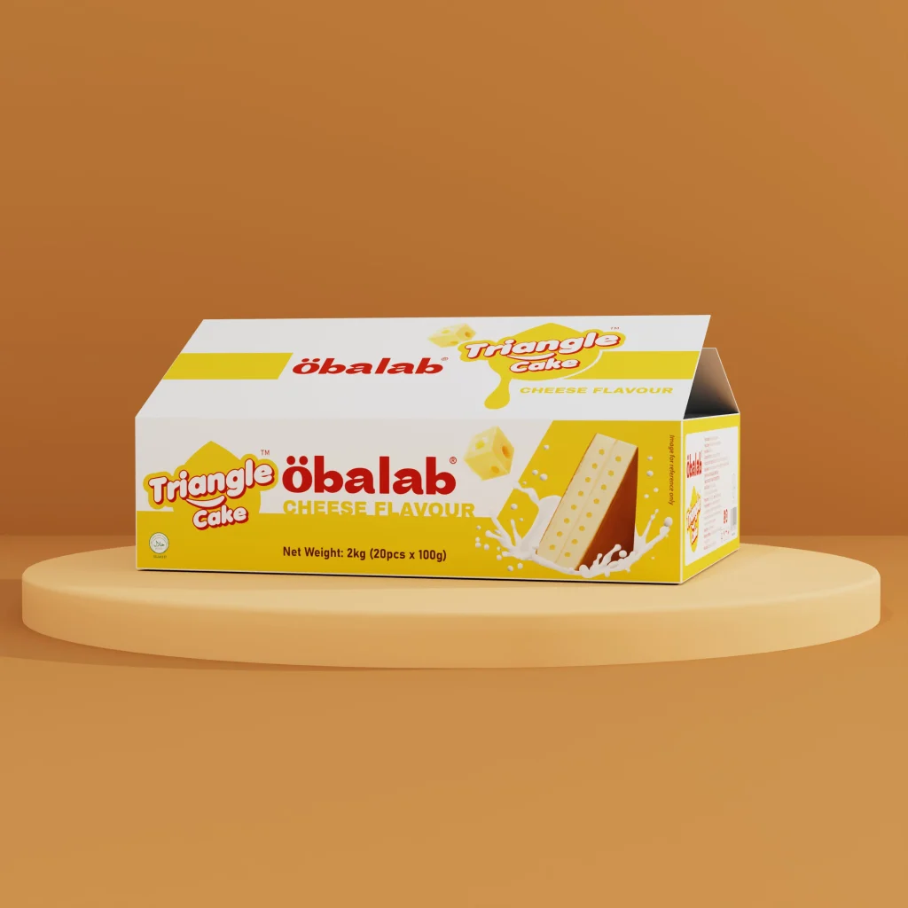 Obalab三角蛋糕六口味纸箱效果图1