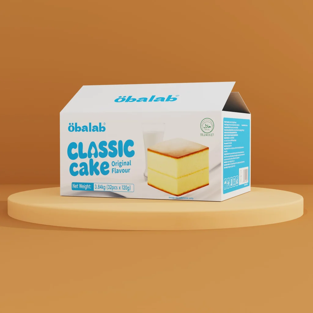 Obalab大理石蛋糕四口味纸箱效果图1