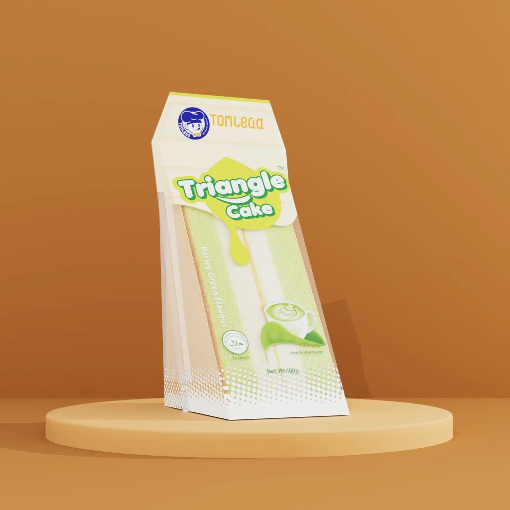 Triangle Cake (barley green flavor)